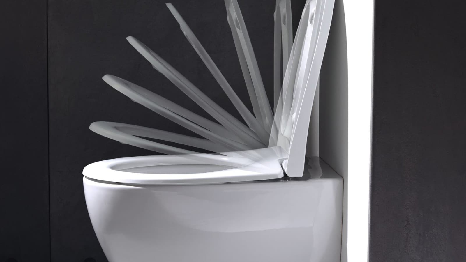 Pozvolné sklápění WC sedátka Pozvolné sklápění WC sedátka