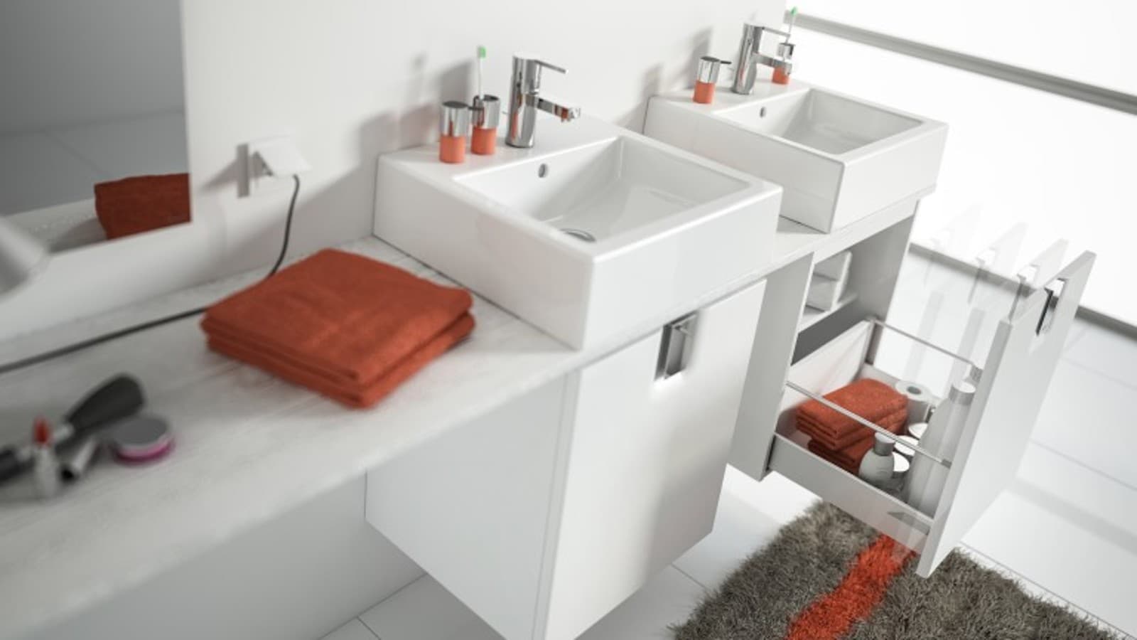 Skříňka Kolo Twins s jednou zásuvkou a poličkou Skříňka Kolo Twins s jednou zásuvkou a poličkou